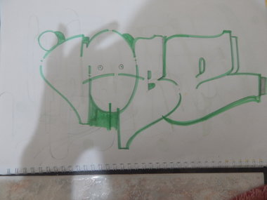 Graffiti Sketch - Photo by iobe1