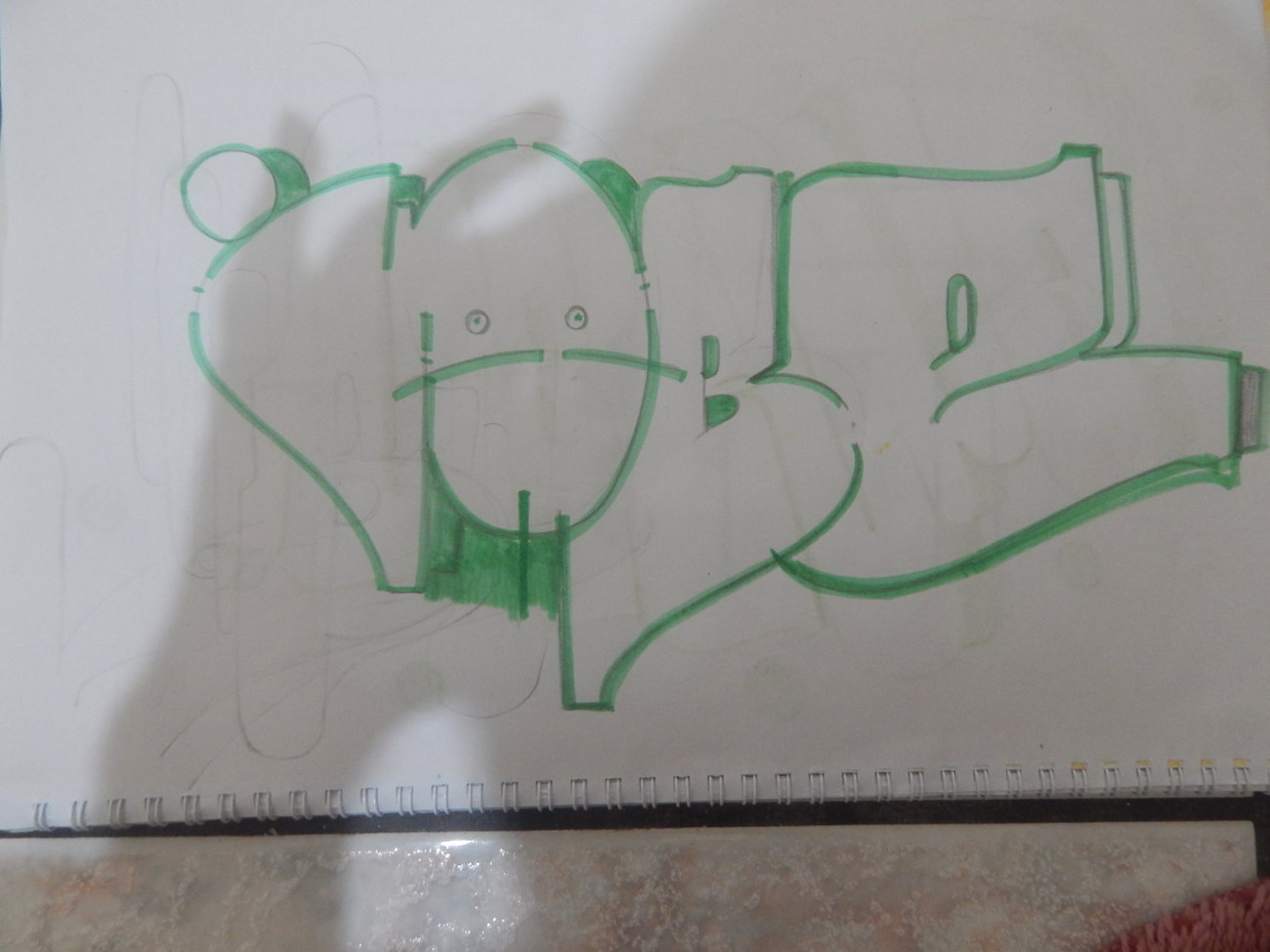 Graffiti Sketch - Photo by iobe1