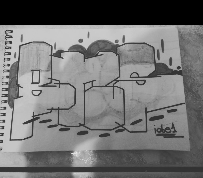 Graffiti Sketch - Photo by iobe1