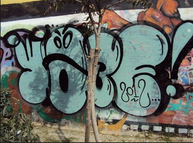 Graffiti Wall - Photo by iobe1