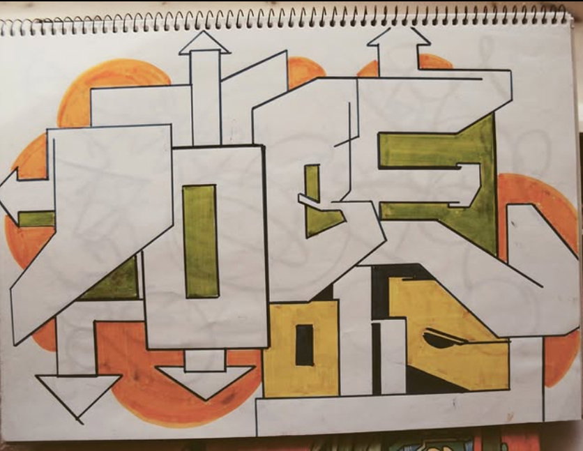 Graffiti Sketch - Photo by iobe1