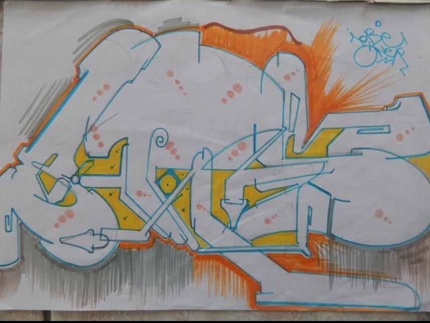 Graffiti Sketch - Photo by iobe1