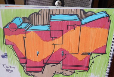 Graffiti Sketch - Photo by iobe1