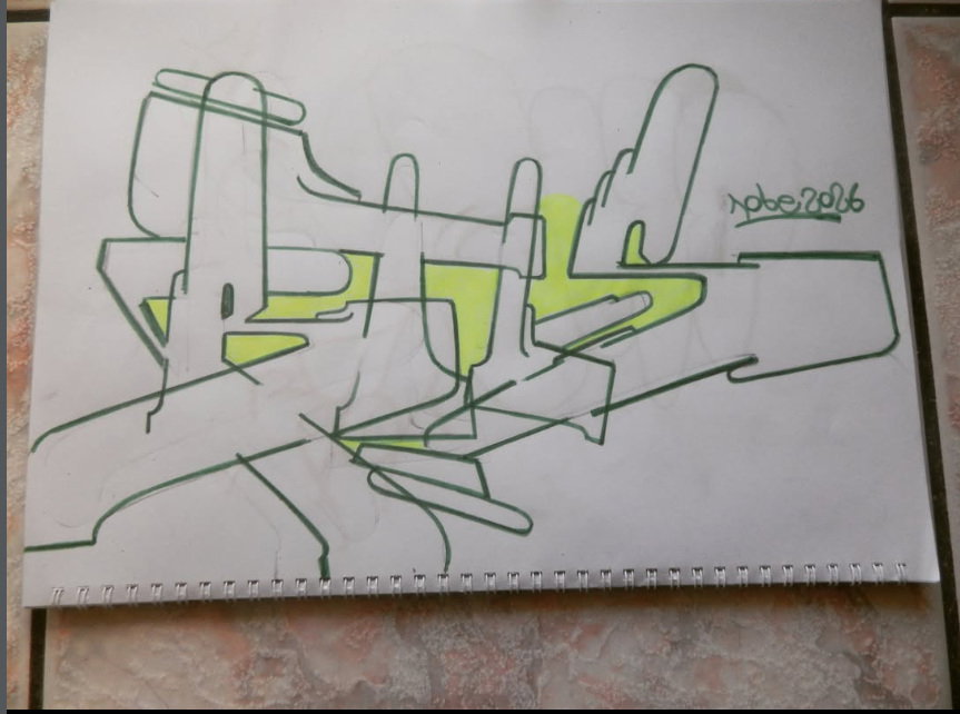 Graffiti Sketch - Photo by iobe1