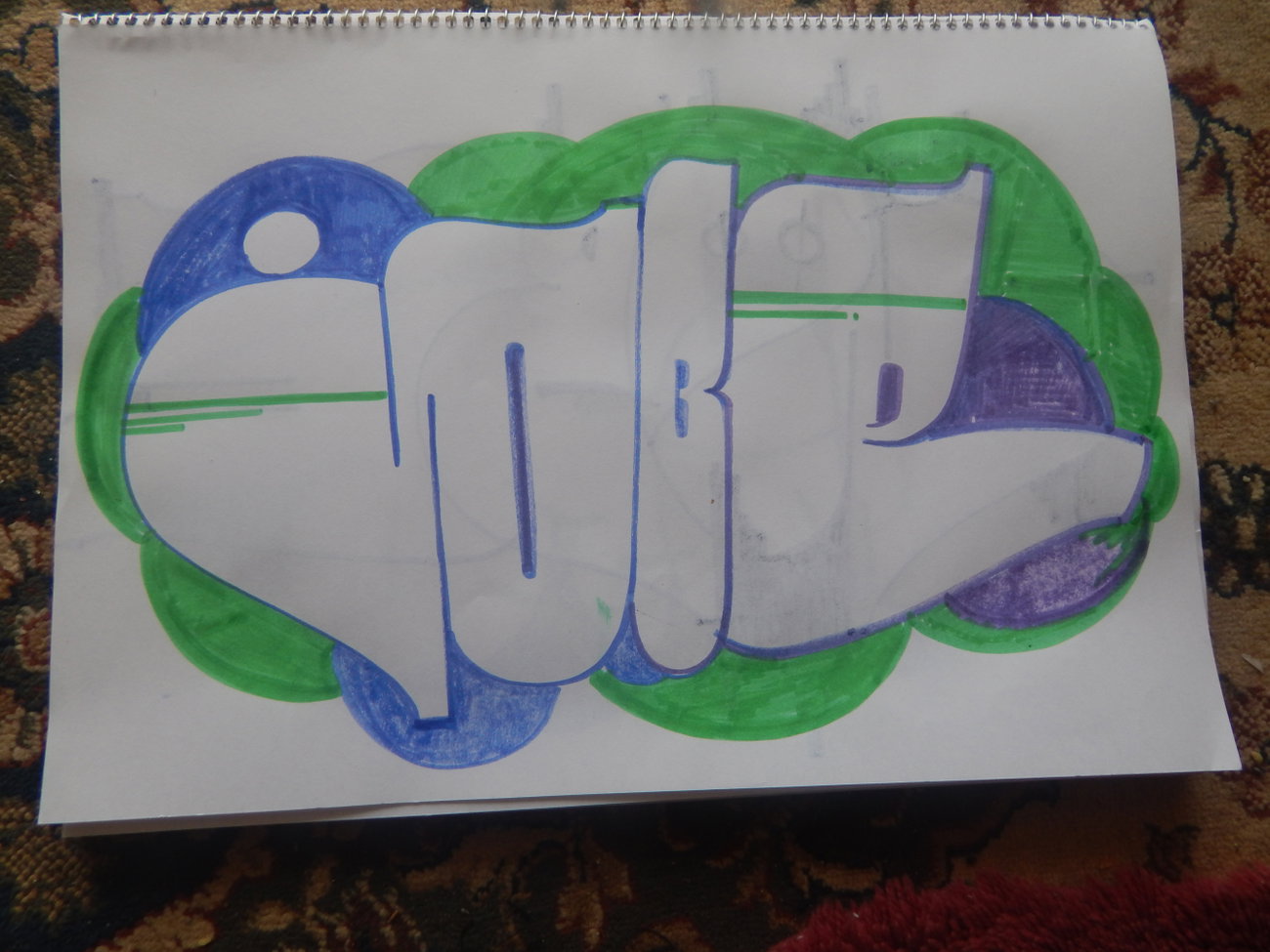 Graffiti Sketch - Photo by iobe1