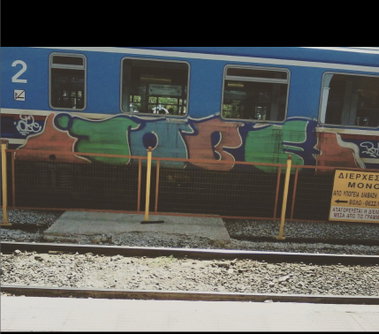 Graffiti Train - Photo by iobe1