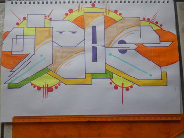 Graffiti Sketch - Photo by iobe1