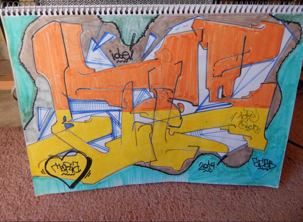 Graffiti Sketch - Photo by iobe1