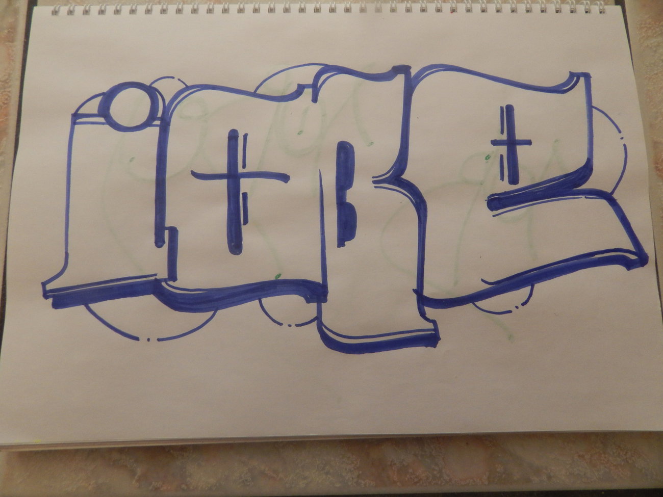 Graffiti Sketch - Photo by iobe1