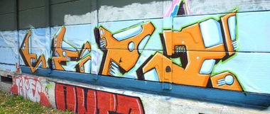 Graffiti Wall in Altdorf (ur) - Photo by ion - ion, kfe3sh, sicin (2011)