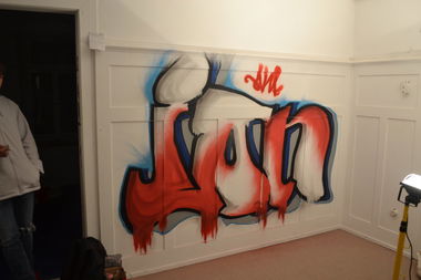 Graffiti Wall in Altdorf - Photo by ion - ion, gitschenstrasse, antone (2011)