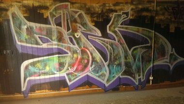 Graffiti Wall - Photo by ion - spin, abandoned, hausarbeit (2014)