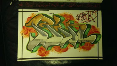 Graffiti Wall - Photo by ion - spin, ion, spion (2014)