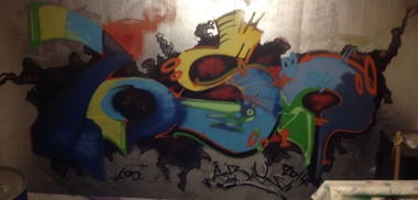 Graffiti Wall - Photo by ion