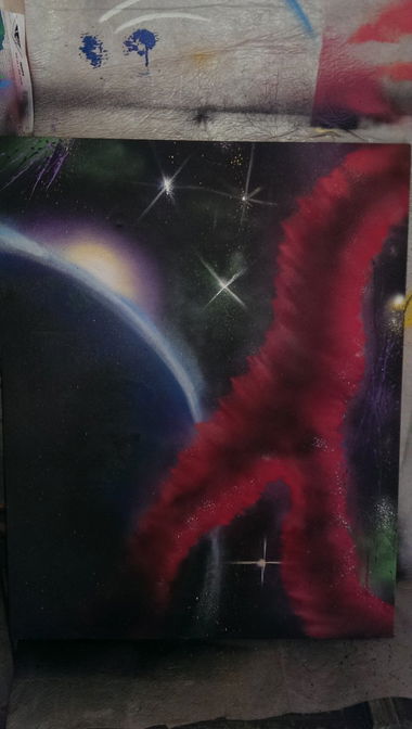 Graffiti Artwork - Photo by ion - canvas, ion