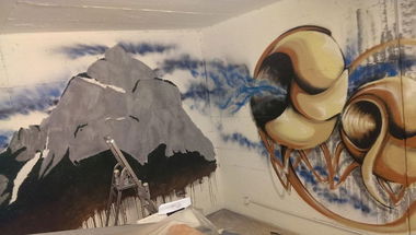 Graffiti Street Art in Schwyz - Photo by ion (2014)