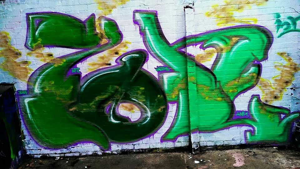 Graffiti Wall in Norwich - Photo by ion (2015)