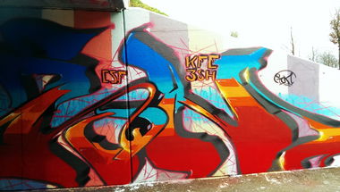 Graffiti Wall in Schweiz - Photo by ion (2016)