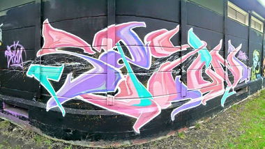 Graffiti Wall in Altdorf (ur) - Photo by ion (2015)