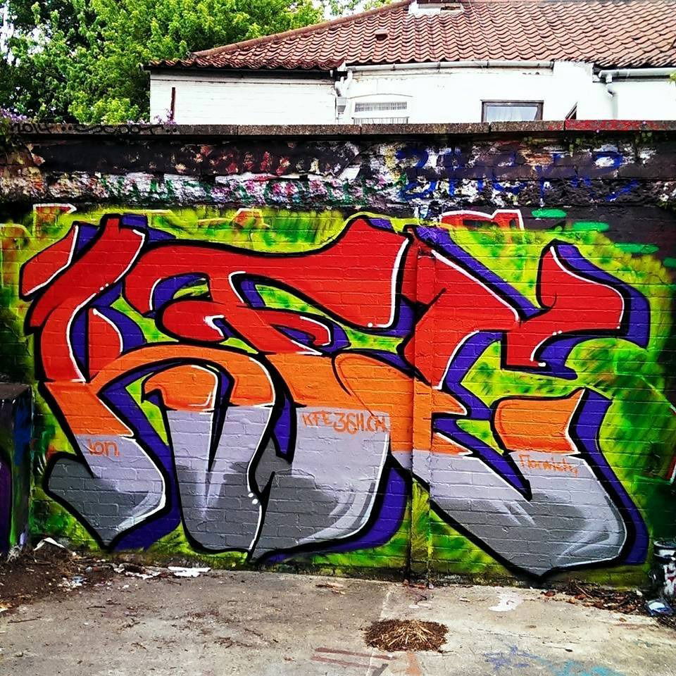 Graffiti Wall in Norwich - Photo by ion (2015)