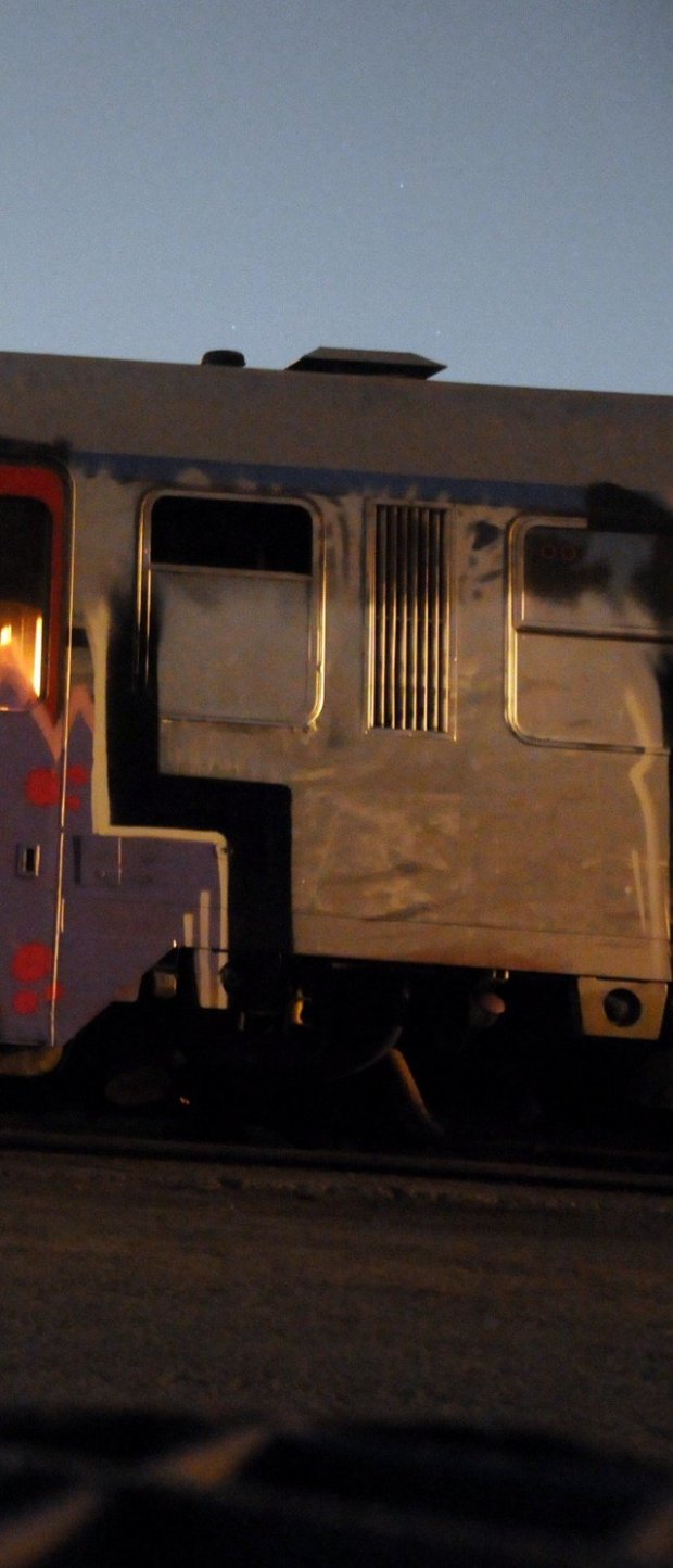 Graffiti Train in Athens - Photo by ione_Thk - ione, thk, athens (2010)