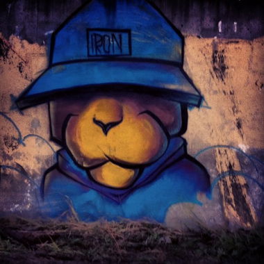 Graffiti Wall - Photo by iron_spk - Kazan, iron, bear