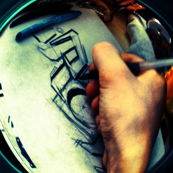 Graffiti Sketch - Photo by iron_spk - kazan, iron