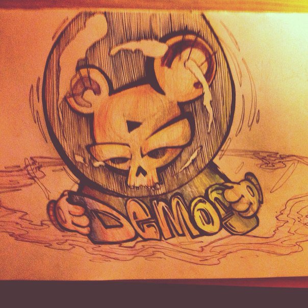 Graffiti Sketch - Photo by iron_spk - iron, kazan, exhange