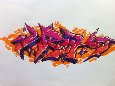 Graffiti Sketch - Photo by iron_spk - kazan, spk, crew