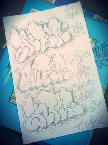 Graffiti Sketch - Photo by isenter435