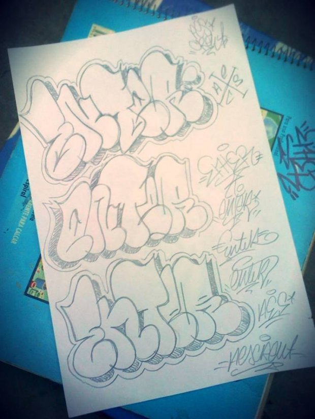 Graffiti Sketch - Photo by isenter435