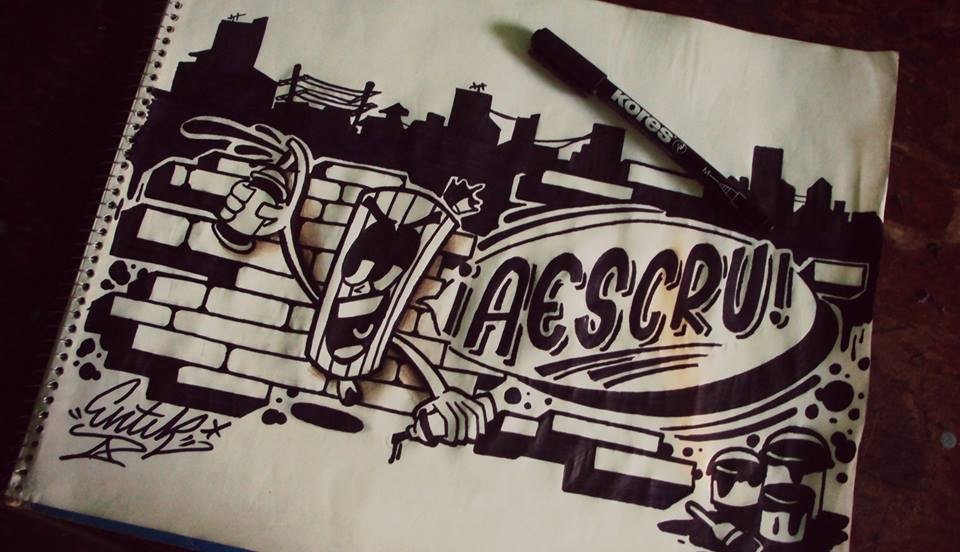 Graffiti Sketch - Photo by isenter435