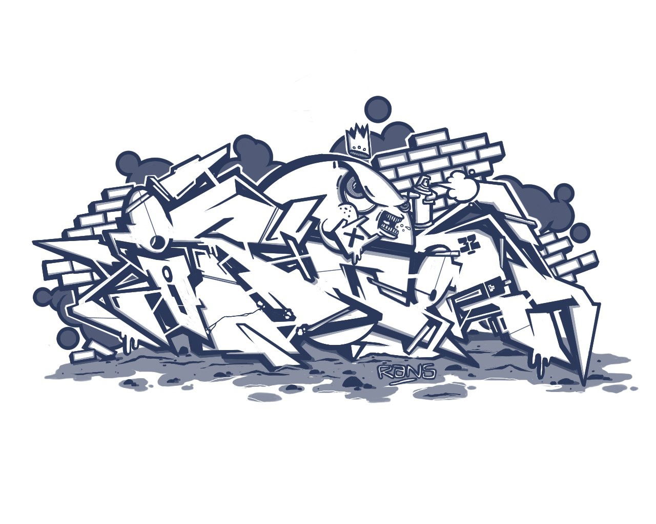 Graffiti Sketch - Photo by isko32 (2015)