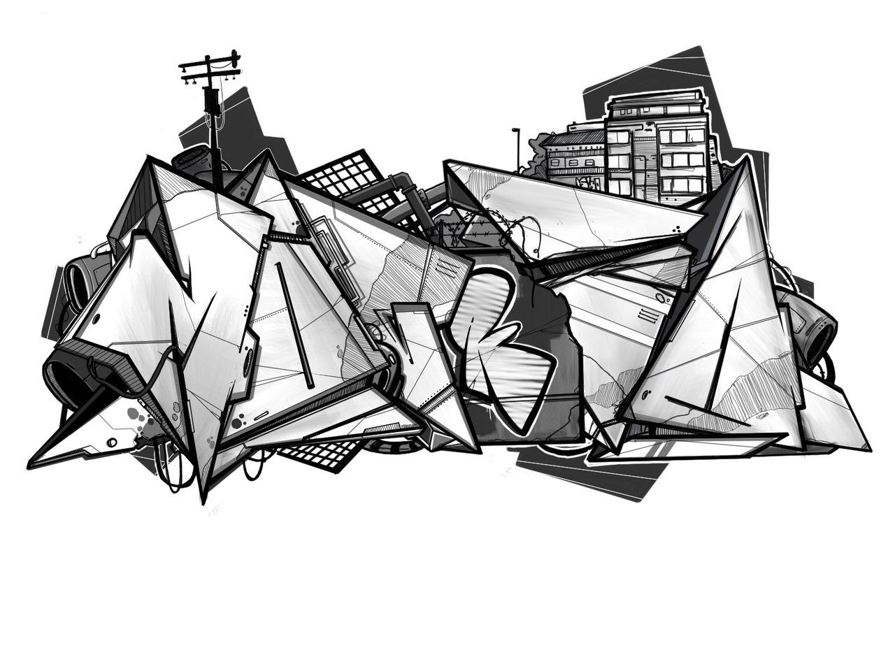 Graffiti Sketch - Photo by isko32 - isko32