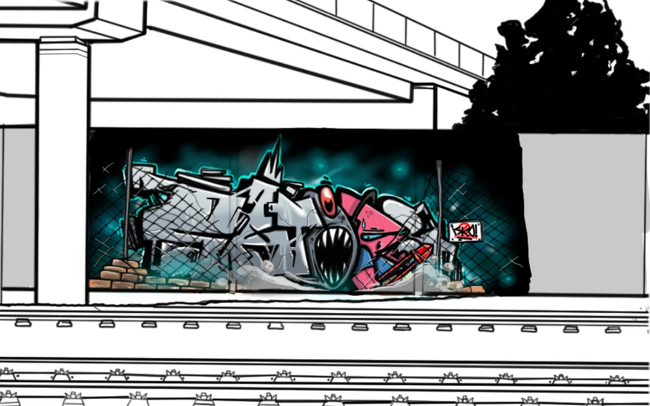 Graffiti Sketch - Photo by isko32 (2016)