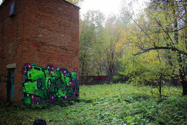 Graffiti Wall in Домодедово - Photo by isko32 (2016)