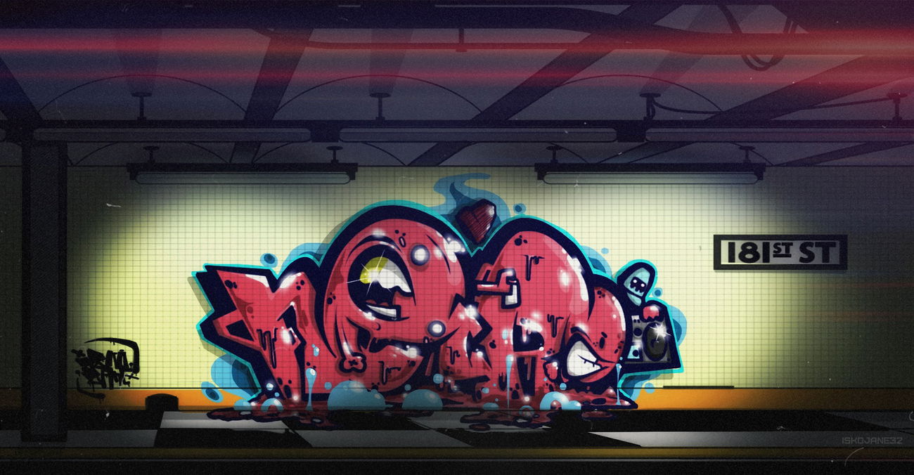 Graffiti Wall - Photo by isko32 (2018)