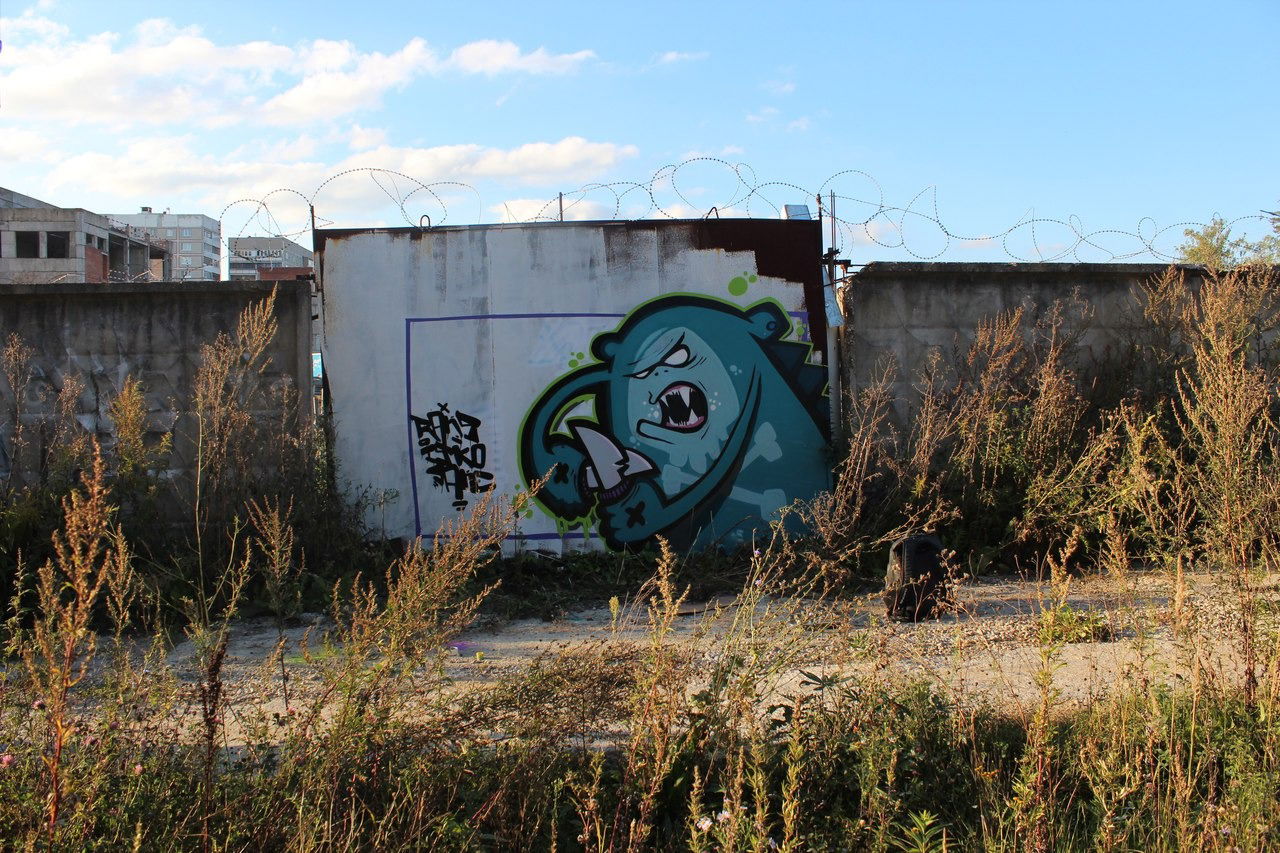 Graffiti Wall in Домодедово - Photo by isko32 (2015)