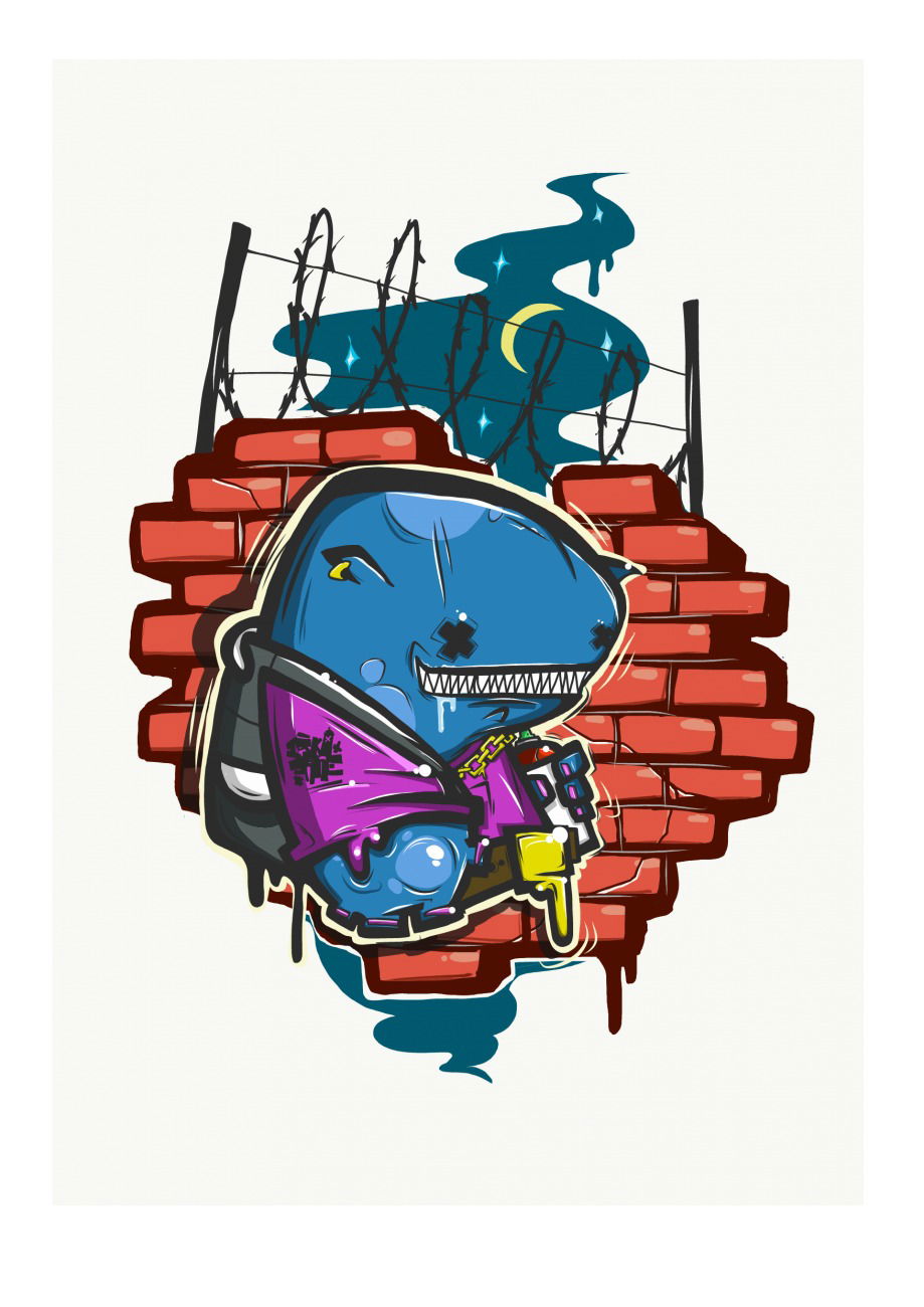 Graffiti Street Art - Photo by isko32 (2017)