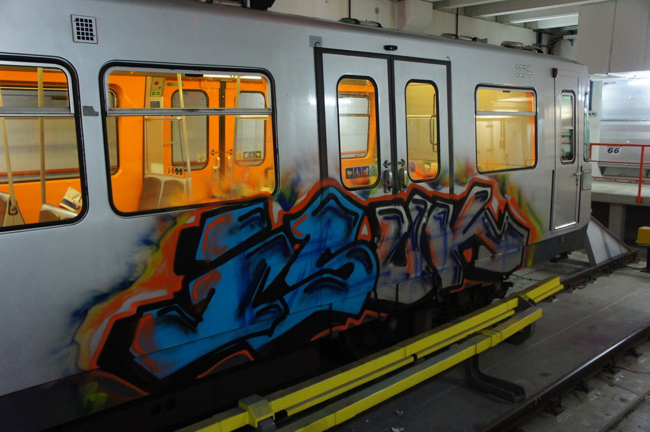Graffiti Train - Photo by isok