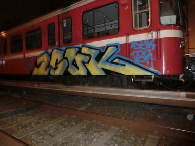 Graffiti Train - Photo by isok