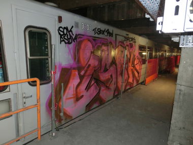 Graffiti Train - Photo by isok