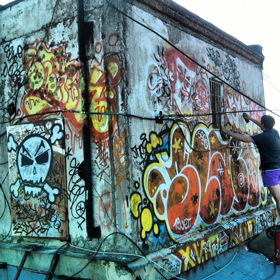 Graffiti Wall in Moscow - Photo by ivan - slabo
