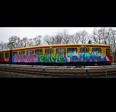 Graffiti Train - Photo by iwids