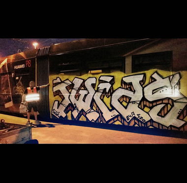 Graffiti Train - Photo by iwids