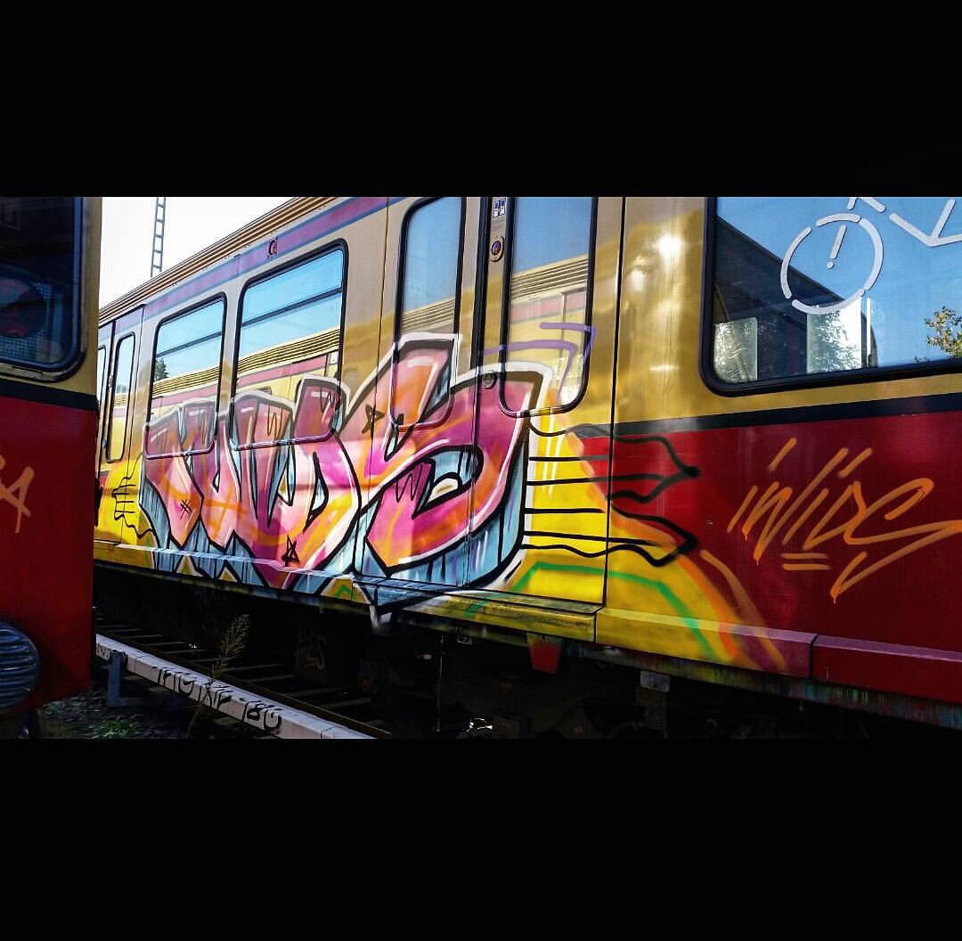 Graffiti Train - Photo by iwids