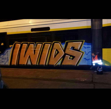 Graffiti Train - Photo by iwids