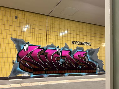 Graffiti Bombing in Berlin - Photo by iwids - iwids, mrb, hsk (2025)