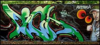 Graffiti Wall - Photo by iws - Fick, Tracy, Fick77