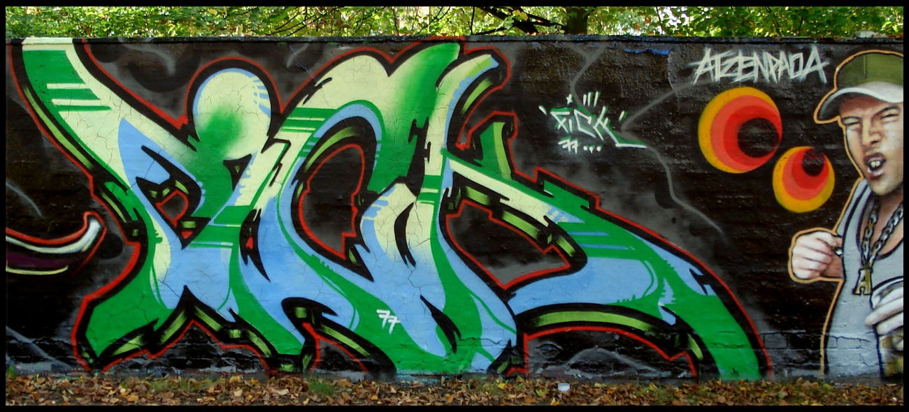 Graffiti Wall - Photo by iws - Fick, Tracy, Fick77